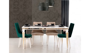 Lyon Art Deco Yemek Odası Takımı 