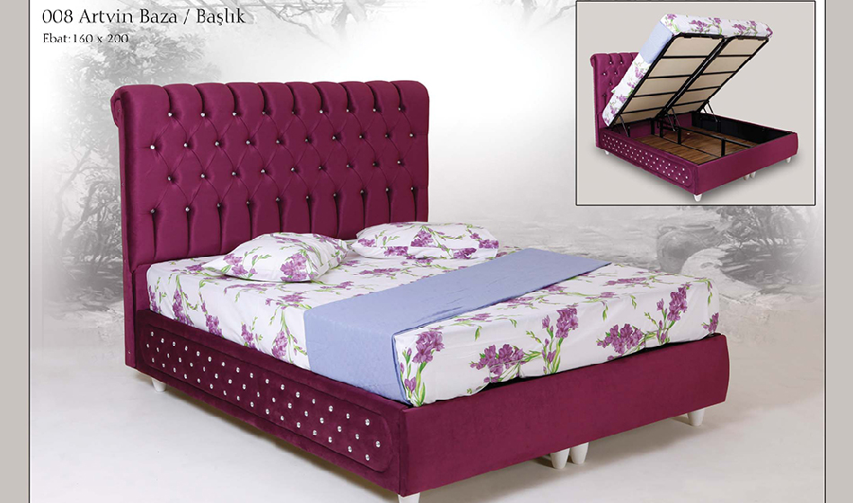 Artvin Baza + Başlık 160x200inegol mobilya