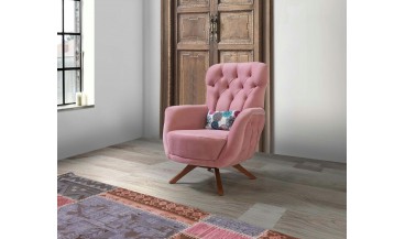 Roze Chester Koltuk Takımı 3+3+1 